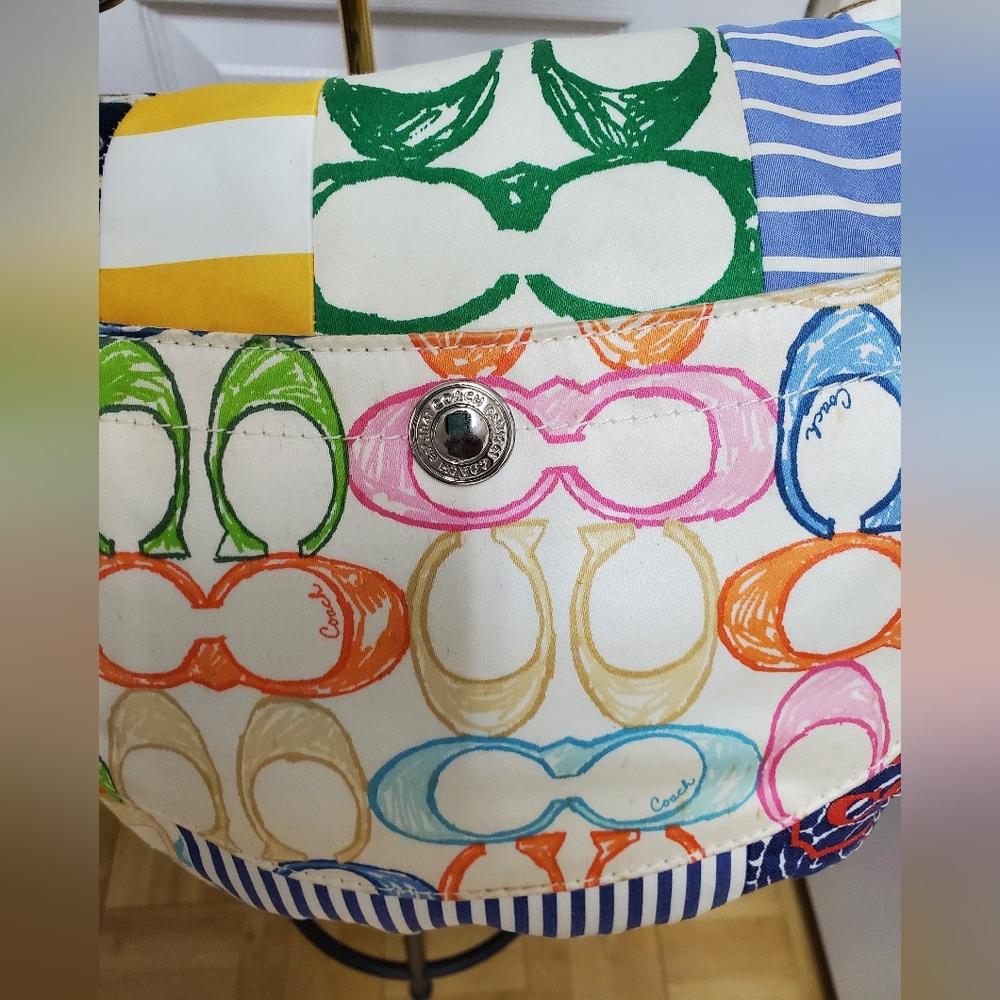 Coach Hamptoms Patchwork Hobo Bag - Picture 10 of 17
